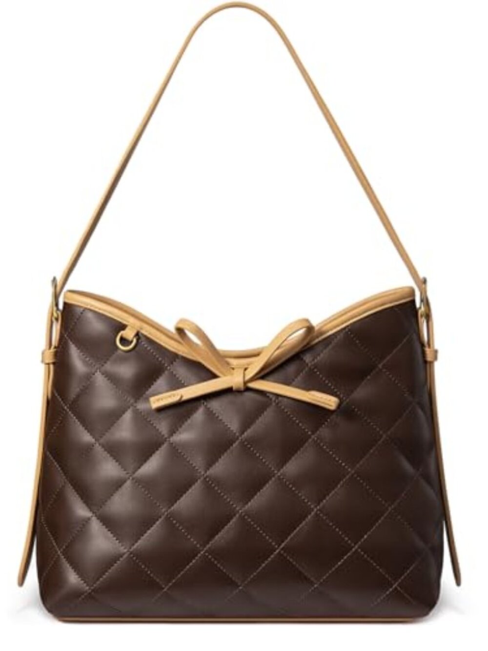 New - Purses for Women Soft Leather Hobo Handbags Quilted Crossbody Bag Designer